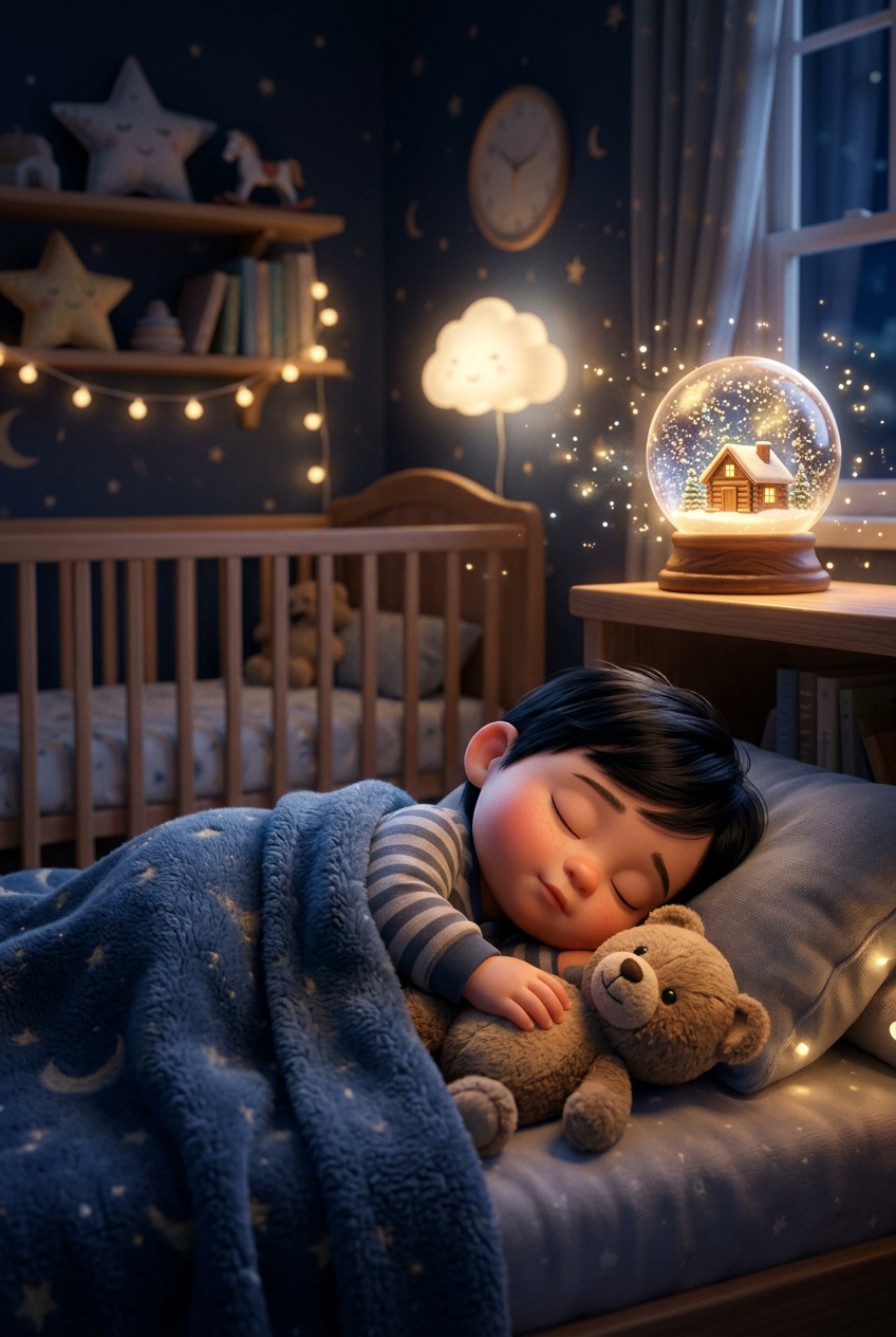 Calming music for a baby with reflux at night